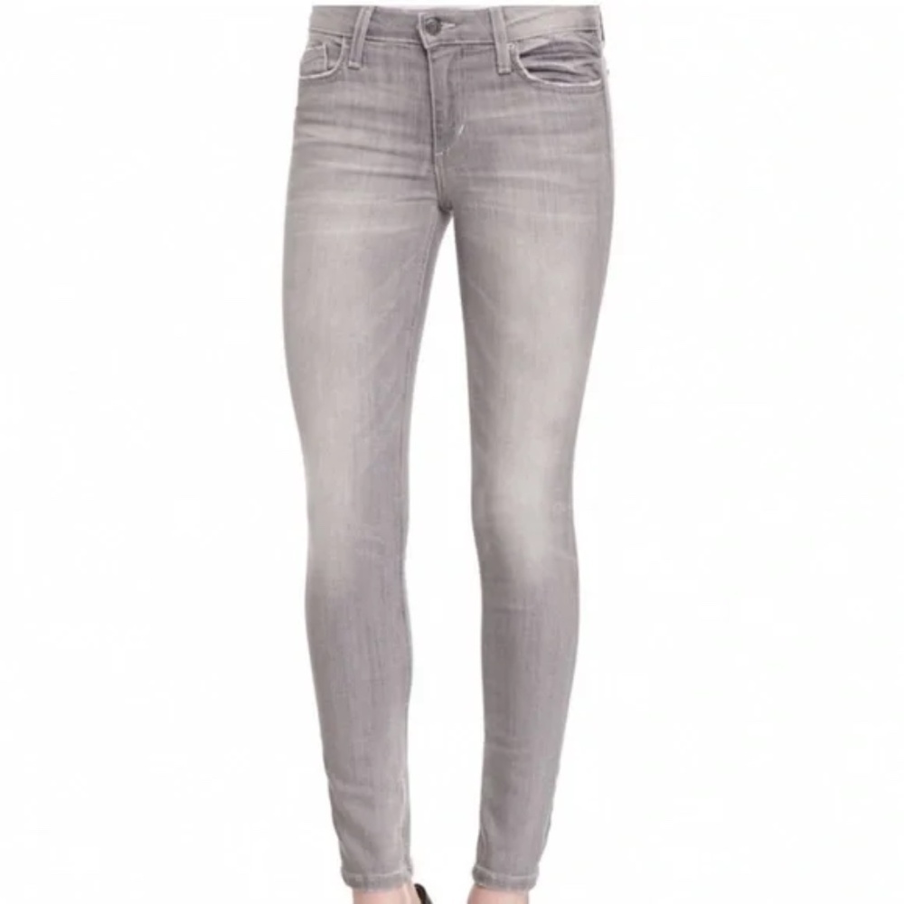 Joes Jeans Womens Gray Faded Wash Flawless Icon Mid Rise Skinny Ankle Denim 28